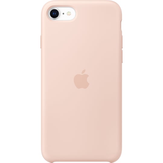 iPhone SE Gen. 2 silikondeksel (sandrosa) - Elkjøp