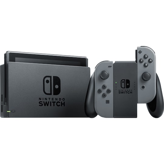 Nintendo Switch 2019 EU spillkonsoll med grå Joy-Con-kontrollere - Elkjøp