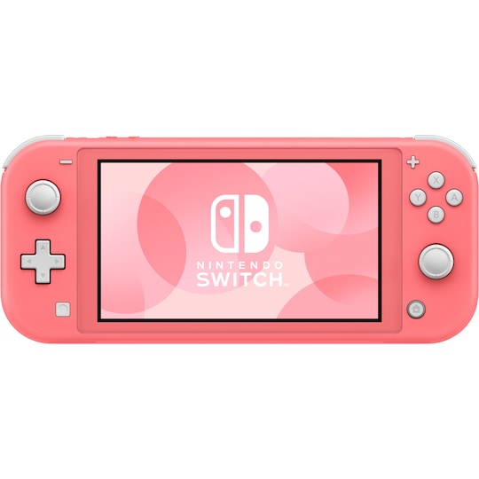 Nintendo Switch Lite spillkonsoll (korall) - Elkjøp