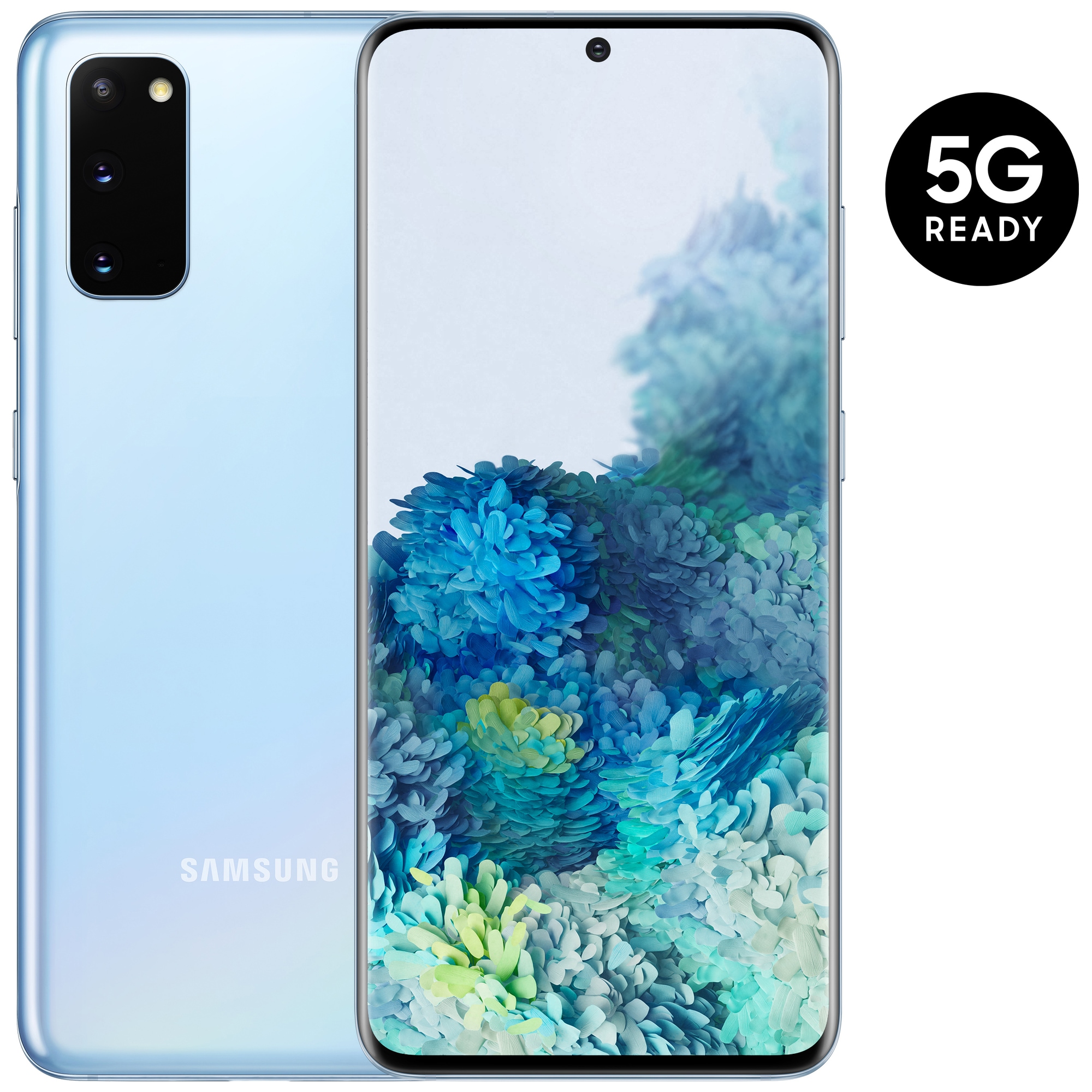Samsung Galaxy S20 5G smarttelefon 12/128GB (cloud blue) - Elkjøp