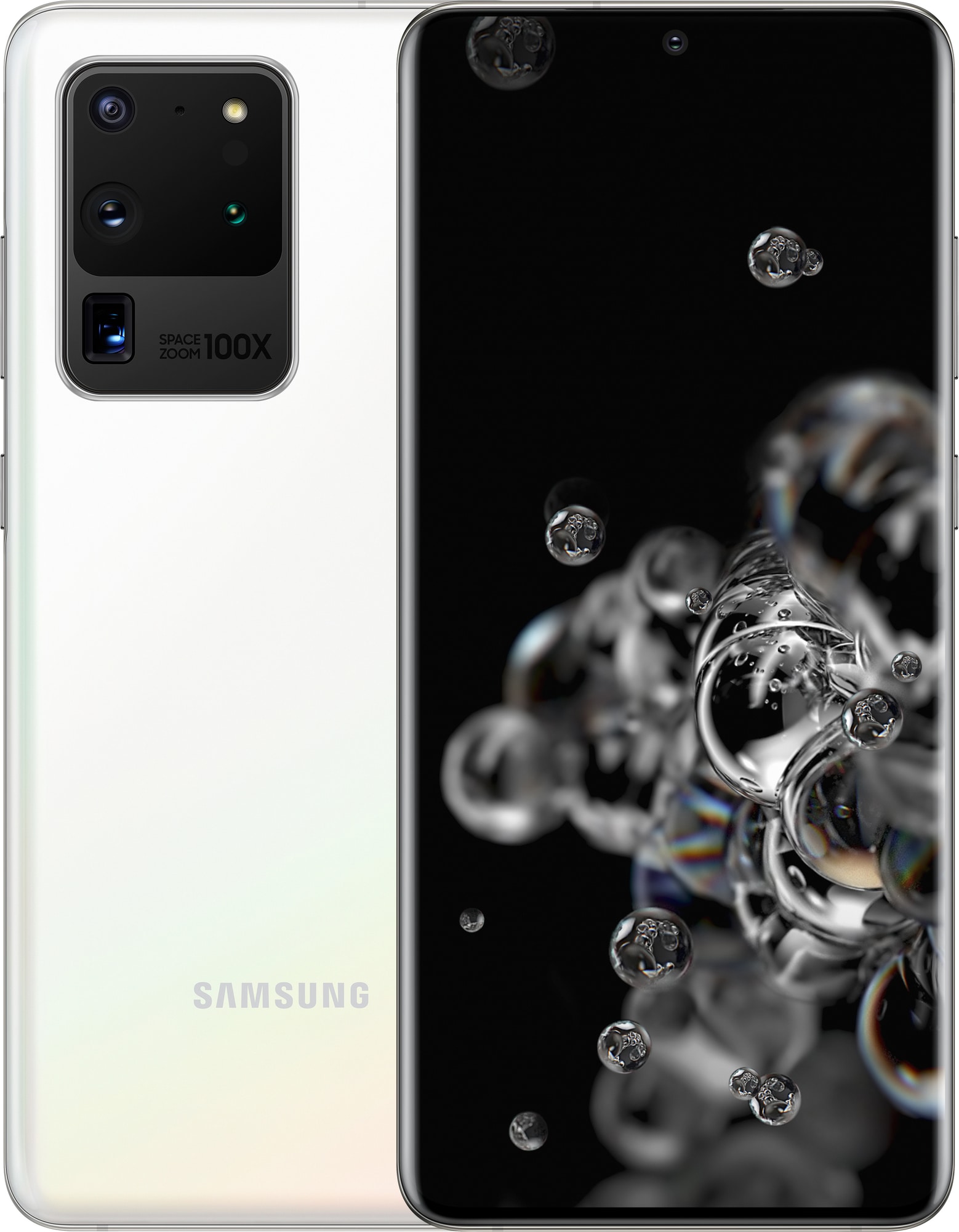 Samsung Galaxy S20 Ultra 5G smarttelefon 12/128GB (cloud white) - Elkjøp