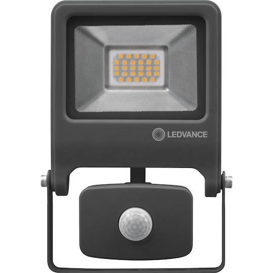 Ledvance Endura Flood lyskaster til utendørs bruk, m. sensor (20 W) - Elkjøp