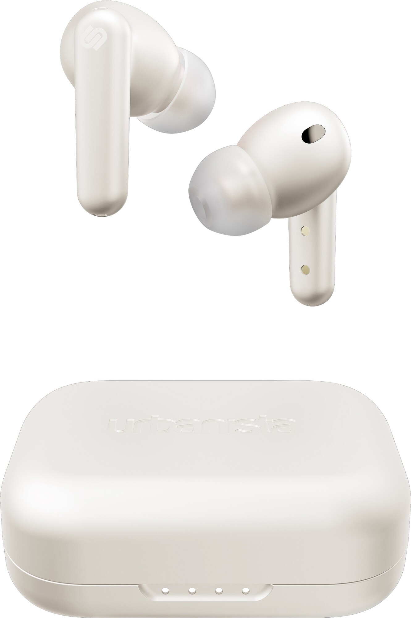 Urbanista London helt trådløse in-ear hodetelefoner (white pearl) - Elkjøp