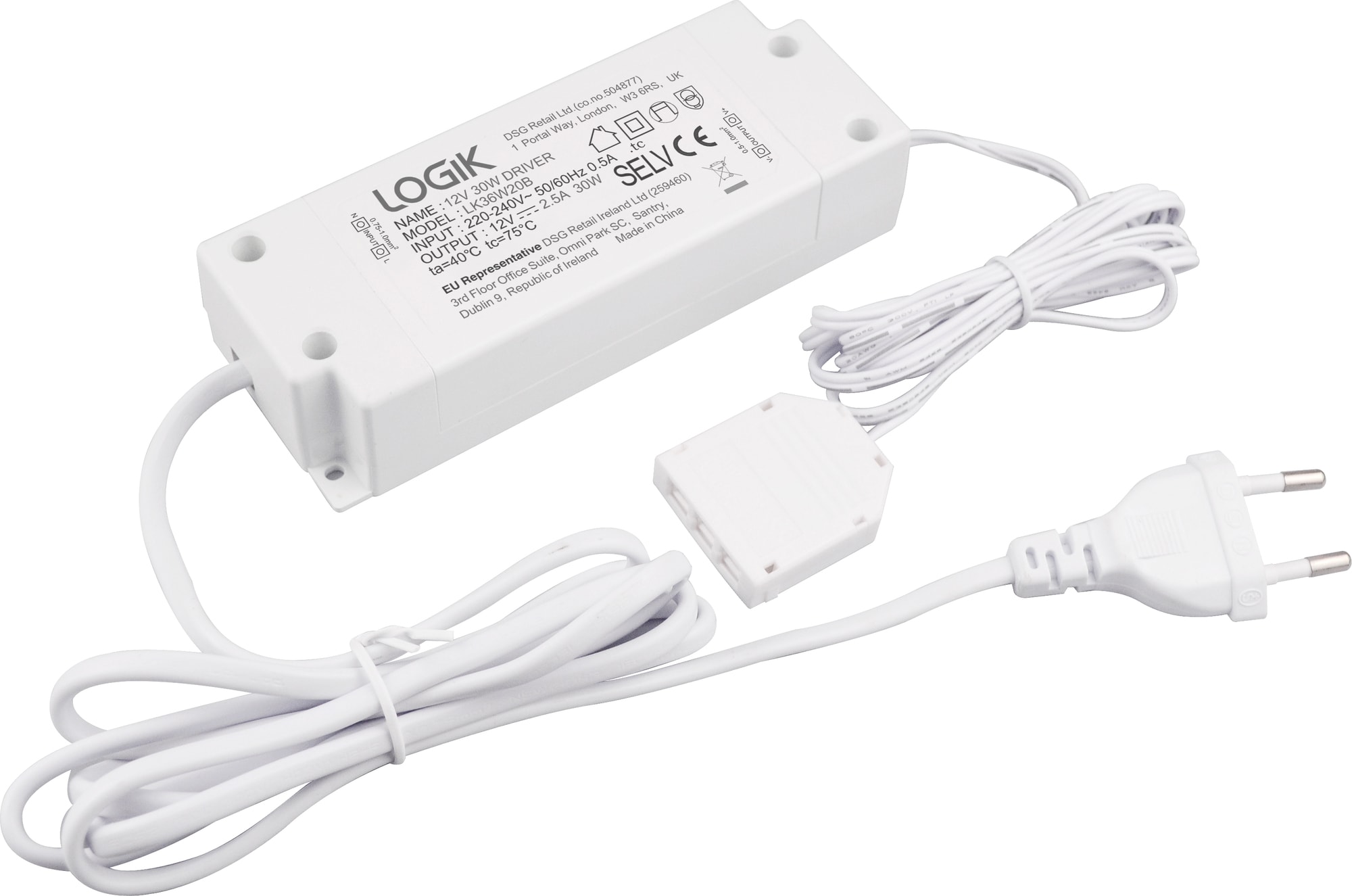 Logik driver for LED-lys (30 watt) - Elkjøp