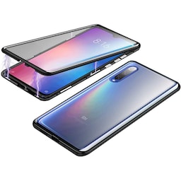 Mobildeksel med dobbeltsidig herdet glass - XiaoMi Mi 9 - Svart