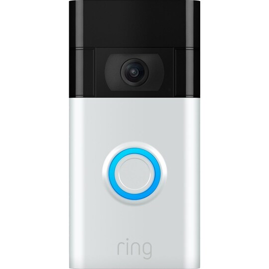 Ring Video Doorbell Gen2 smart ringeklokke (satin nickel) - Elkjøp