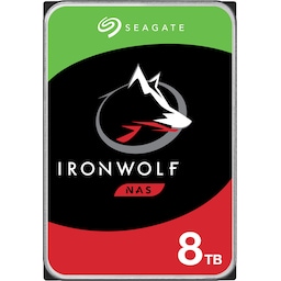 Seagate IronWolf 3,5" intern harddisk til NAS (8 TB)