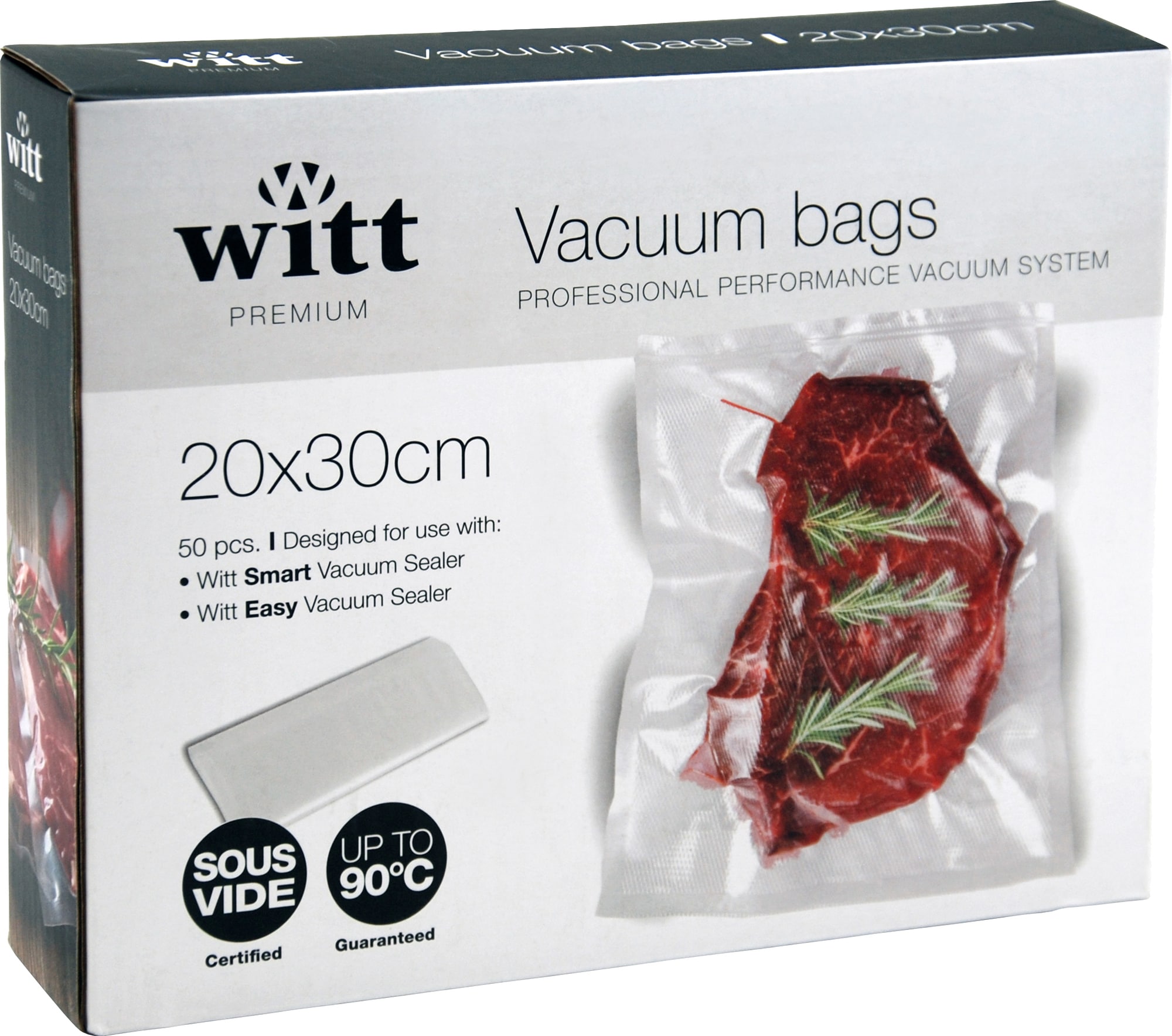 Witt Premium vakum forseglede poser 62650002 - Elkjøp