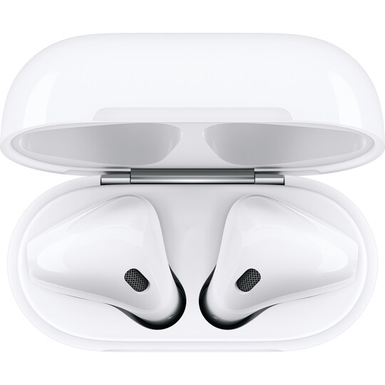 Apple AirPods (2019) trådløse hodetelefoner med Qi-etui - Elkjøp