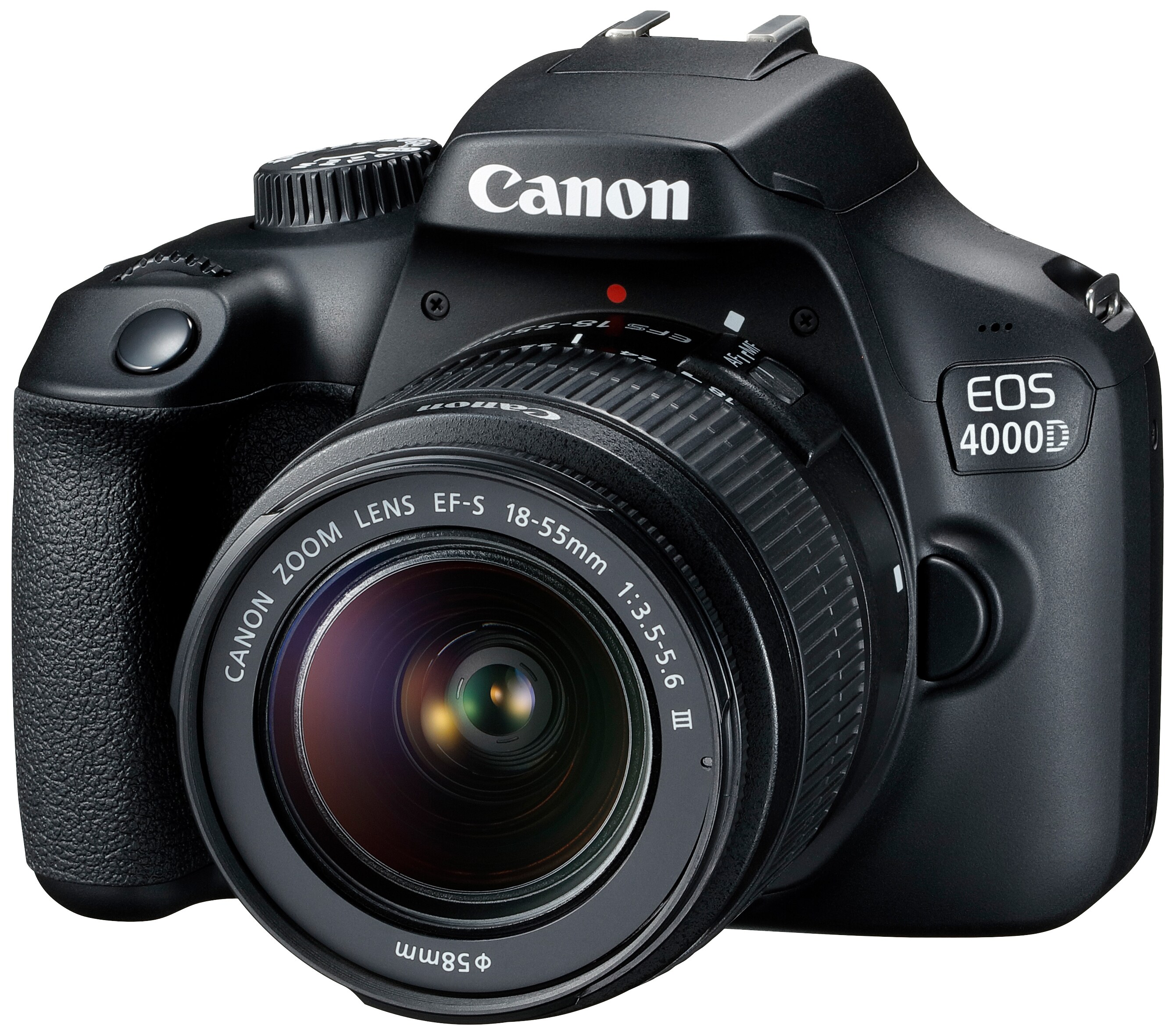 Canon EOS 4000D digitalt speilreflekskamera + 18-55 DC3 - Systemkamera -  Elkjøp