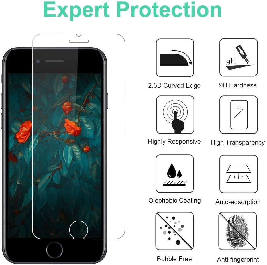 Skjermbeskytter iPhone SE Herdet glass 2-pakning - Skjermbeskyttere - Elkjøp