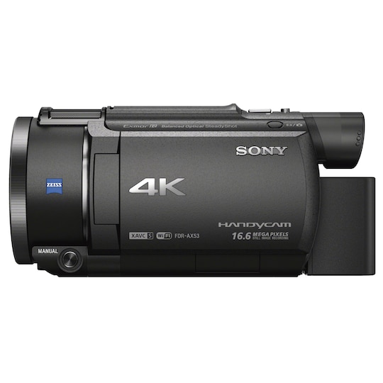 Sony FDR-AX53 4K Handycam videokamera - Elkjøp