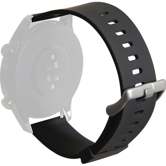 Puro Universal klokkereim i silikon 22 mm (sort) - Elkjøp