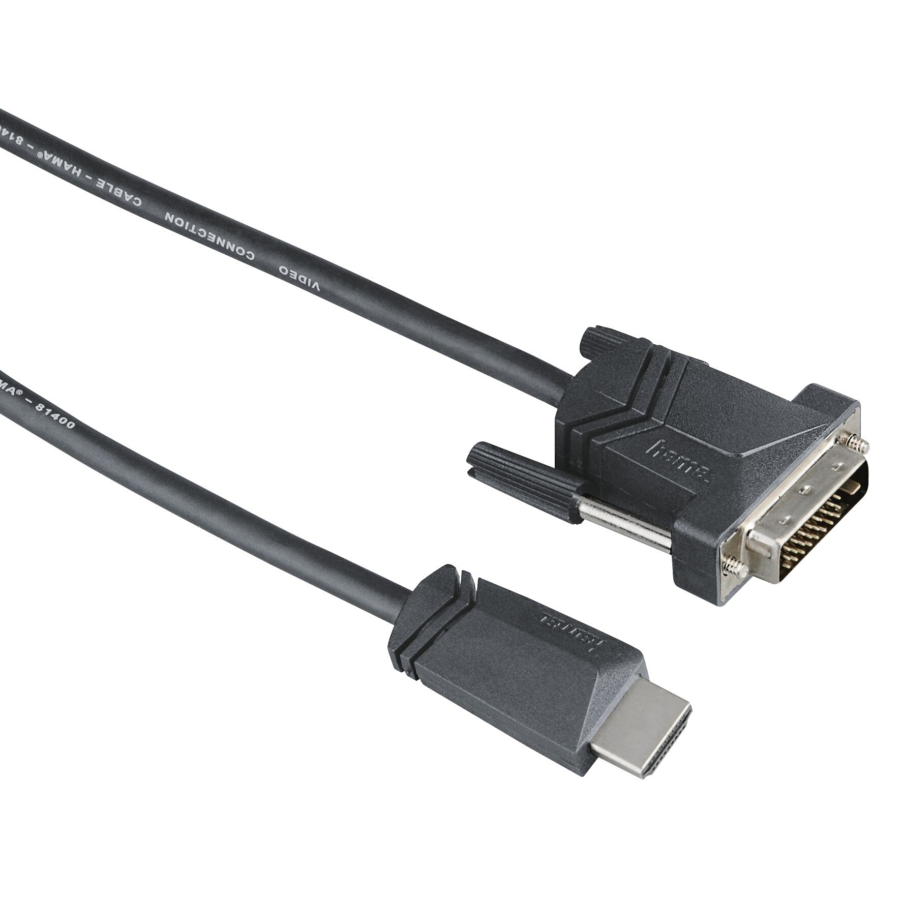 Hama HDMI-kabel, HDMI til DVI/D (3 m) - Kabler og tilkobling - PC og  nettverk - Elkjøp