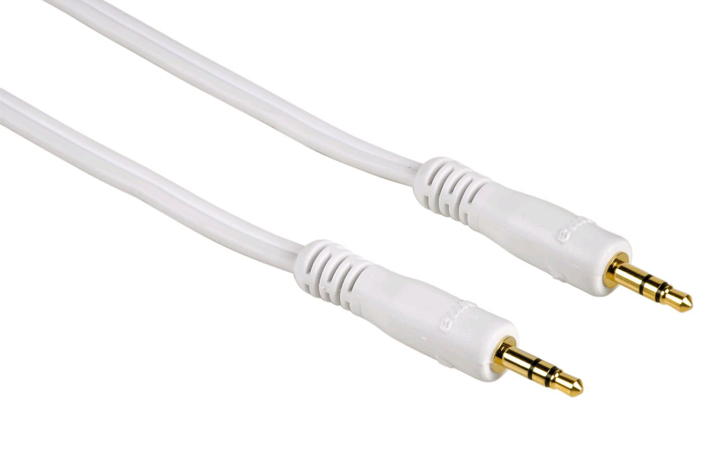Hama 3.5 mm minijack-kabel 2 meter (hvit) - Elkjøp