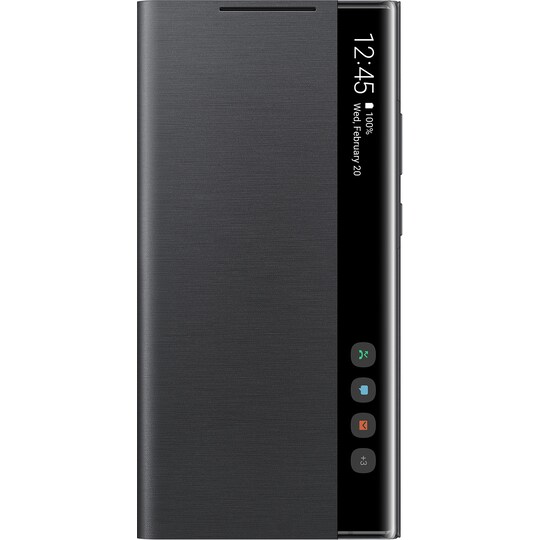Samsung Galaxy Note 20 Ultra Clear View deksel (grå) - Elkjøp