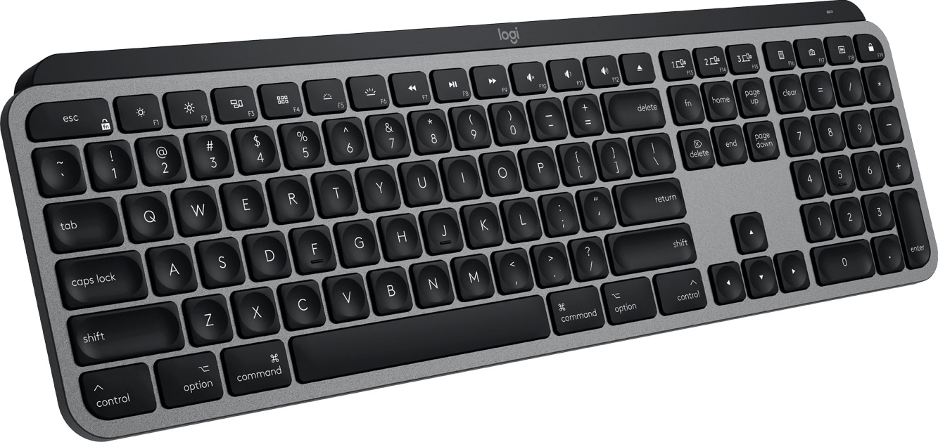 Logitech Mx Keys Mac trådløst tastatur (space grey) - Tastatur - Elkjøp