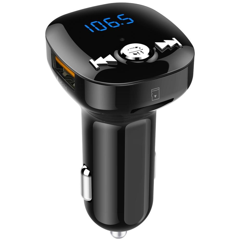 FM-sändare för bilen - Bluetooth-adapter med QC3.0 billaddare - Elkjøp