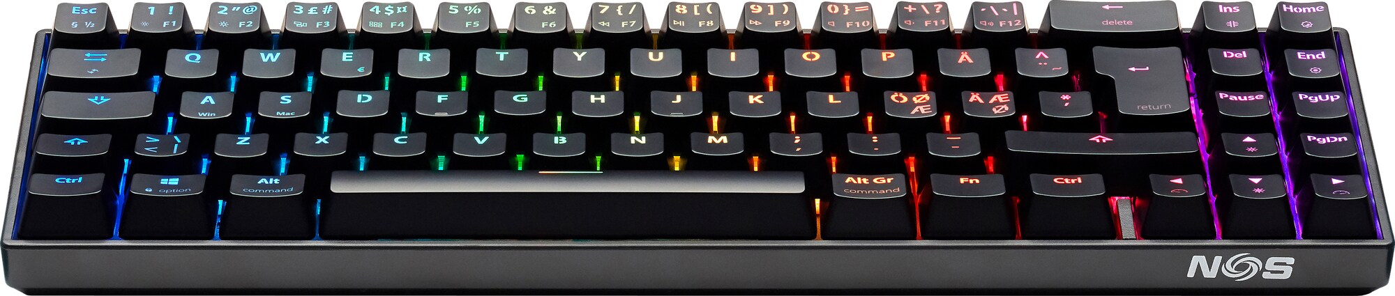 NOS C-650 Compact PRO RGB tastatur - Gamingtastatur - Elkjøp
