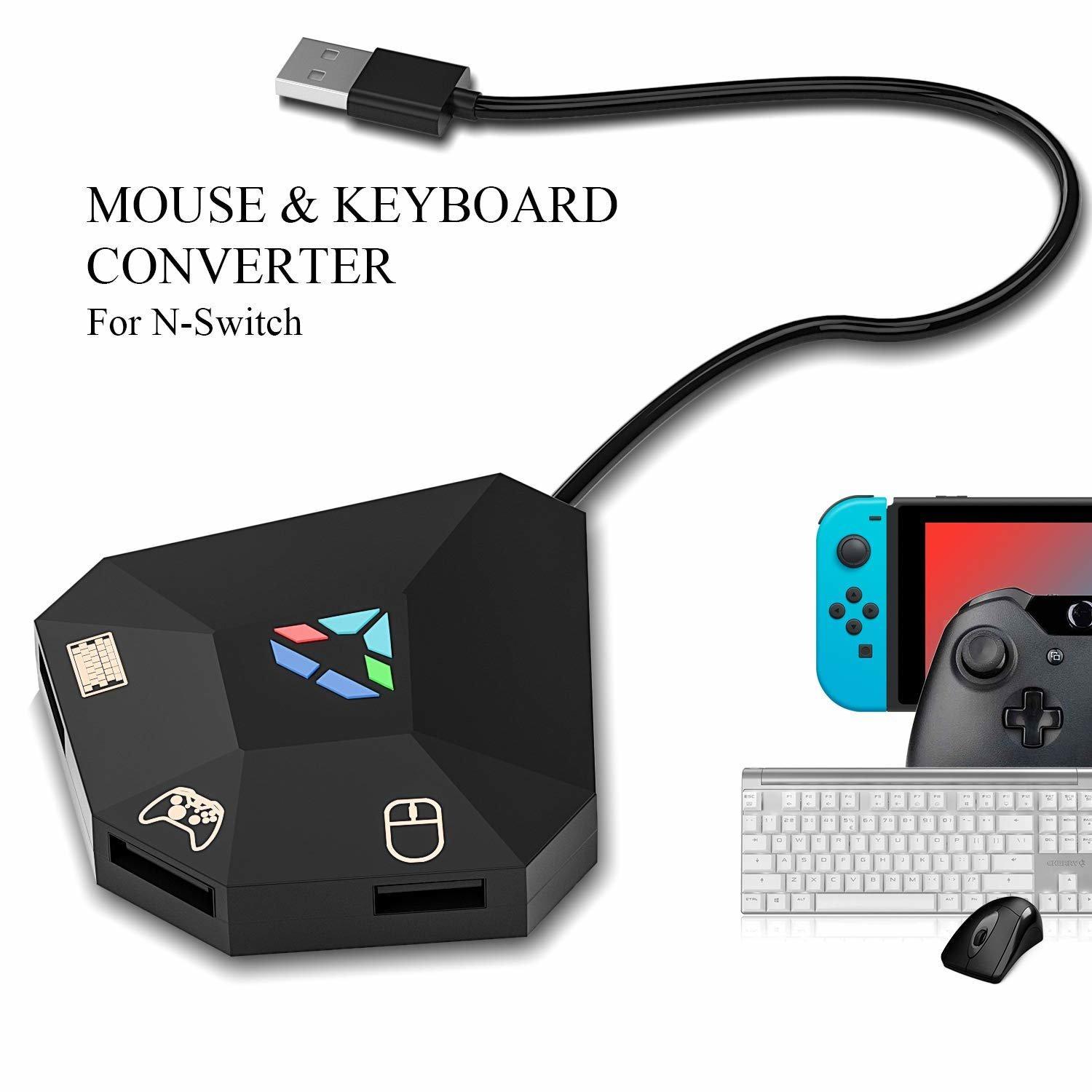 Omformer for mus og tastatur til Nintendo Switch, PS4, Xbox One/360, PS3 -  Elkjøp