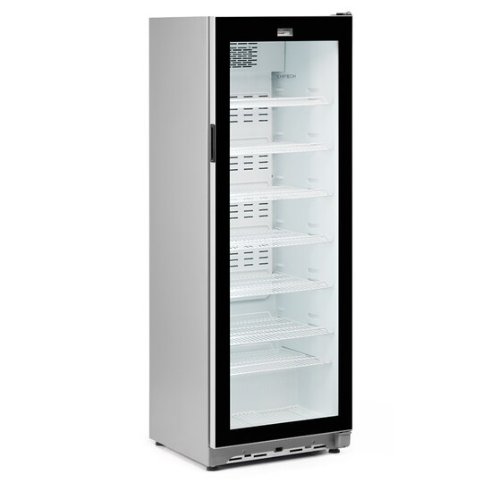 Temptech COO350GDSLV kjøleskap med glassdør - Elkjøp