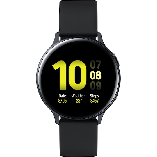 Samsung Galaxy Watch Active2 smartklokke alu Bluetooth 44 mm (sort) - Elkjøp