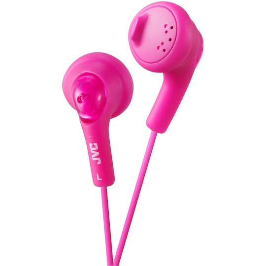 JVC Gumy Bass in-ear hodetelefoner (rosa) - Elkjøp
