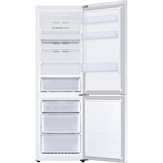 Samsung kjøleskap/fryser RL34T602FWWEF (hvit) - Elkjøp
