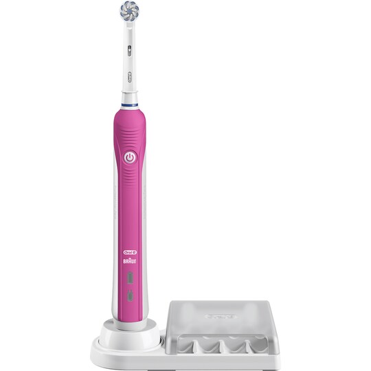 Oral-B Pro-2 2400N elektrisk tannbørste (rosa) - Elkjøp