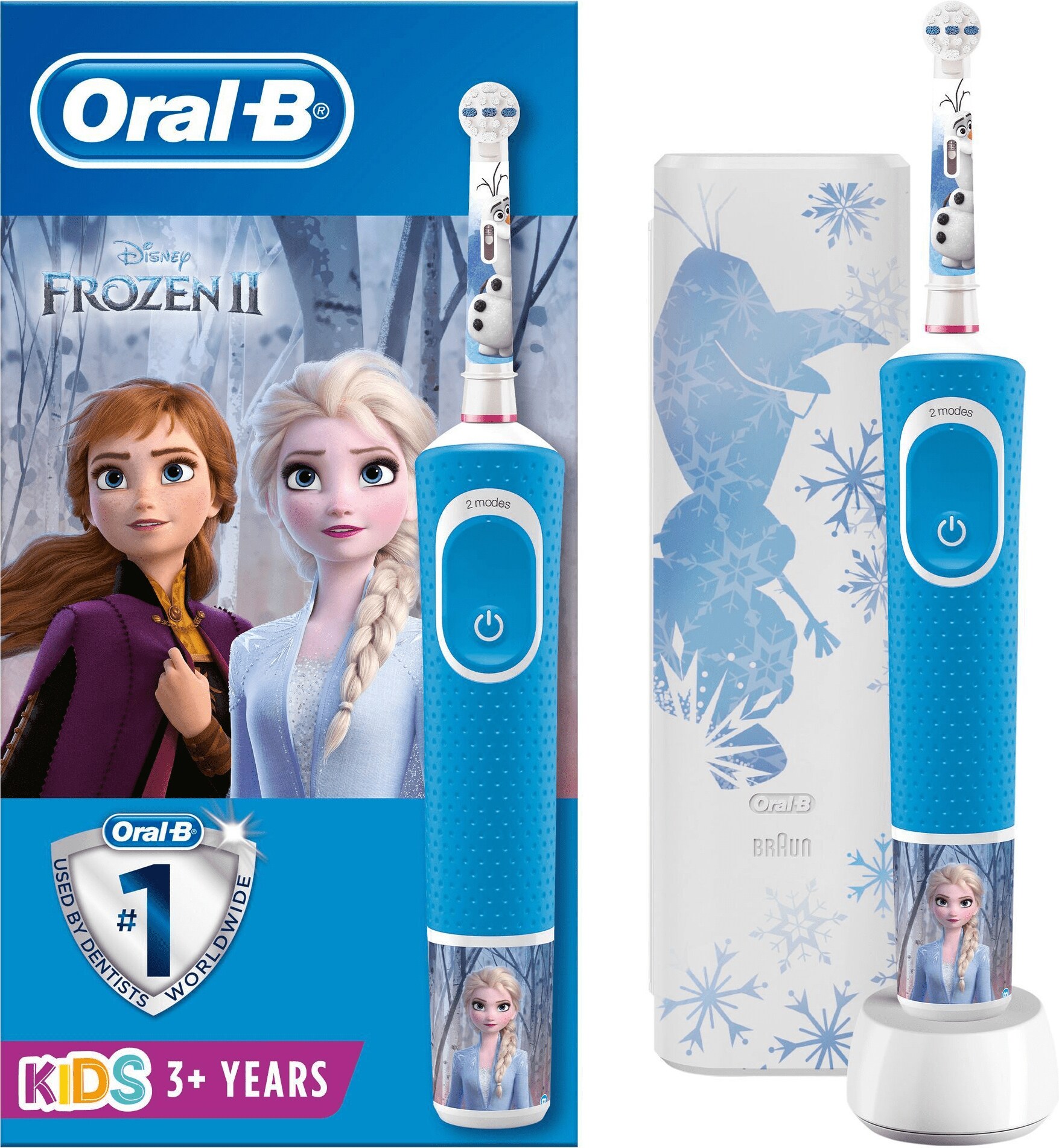 Oral-B Vitality 100 Kids Frozen elektrisk tannbørste gavesett 309512 -  Tannpleie - Elkjøp