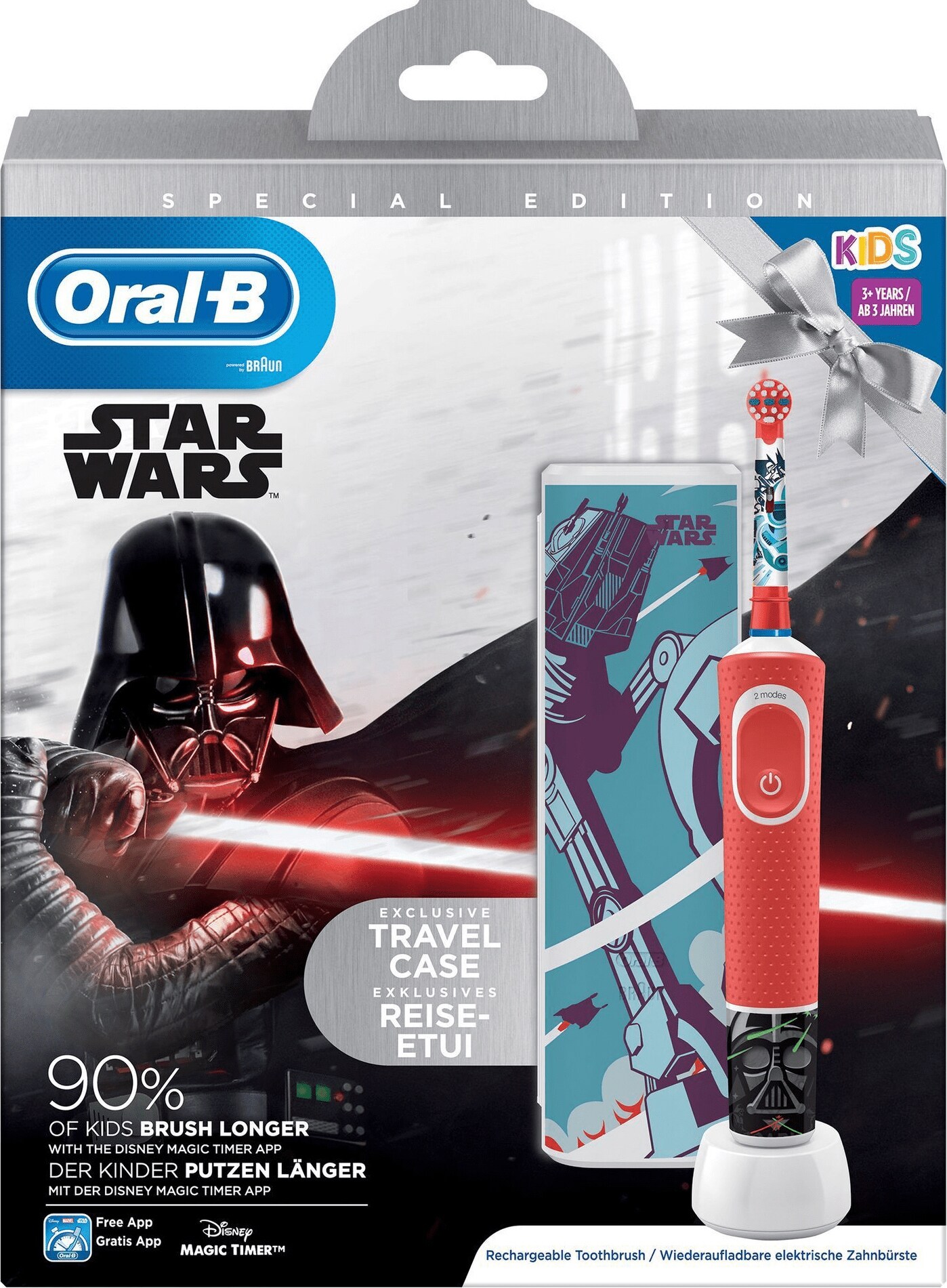 Oral-B Vitality 100 Kids Star Wars elektrisk tannbørste gavesett 309444 -  Elektriske tannbørster - Elkjøp