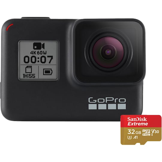 GoPro Hero 7 Black Special Bundle actionkamera - Elkjøp