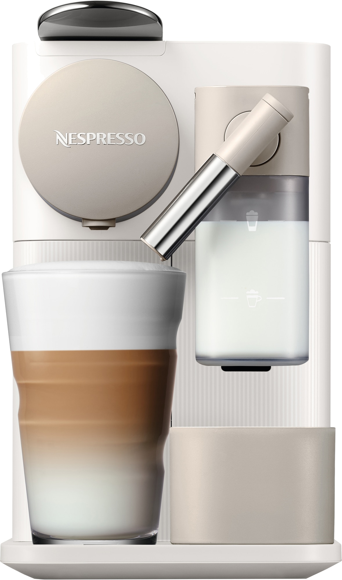 NESPRESSO® Lattissima One kaffemaskin fra Delonghi, Hvit - Elkjøp