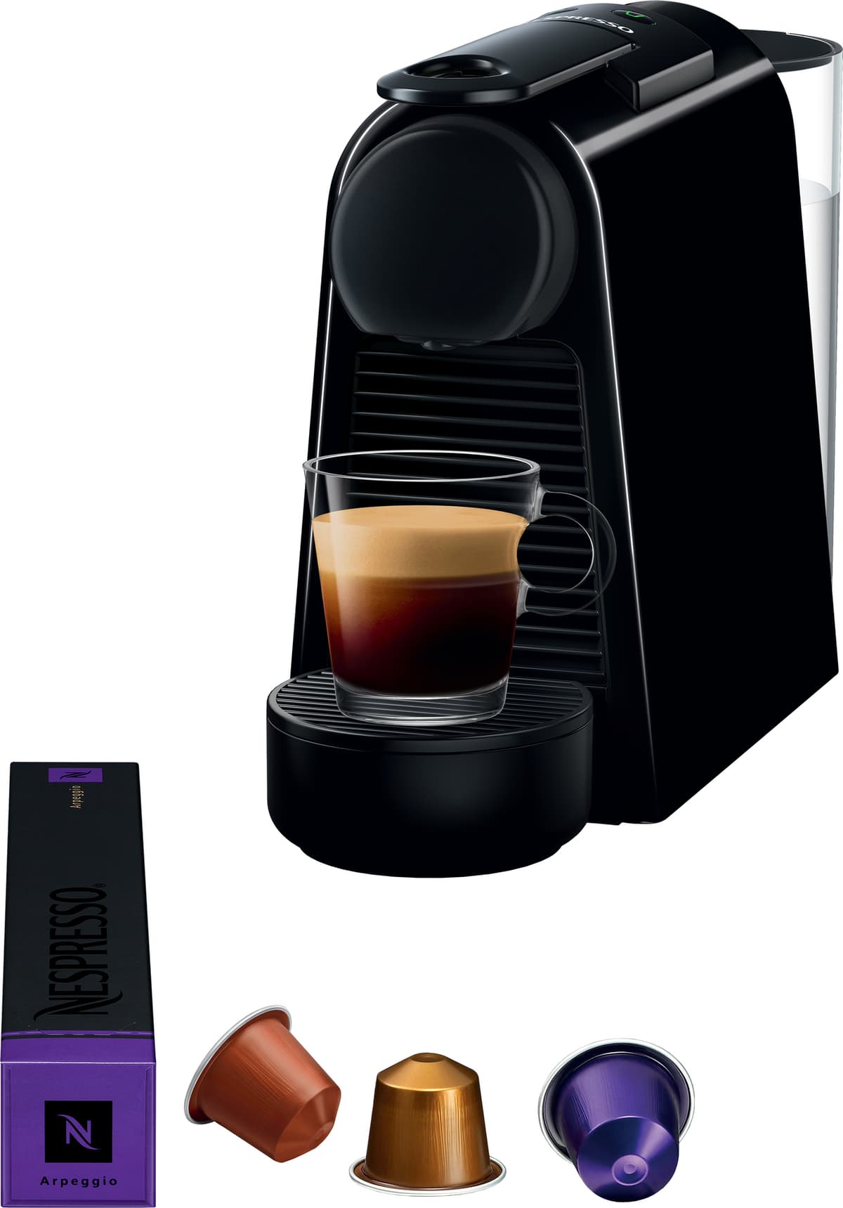 NESPRESSO® Essenza Mini kaffemaskin fra Delonghi, Sort