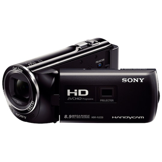 Sony HDR-PJ220 videokamera (sort) - Elkjøp