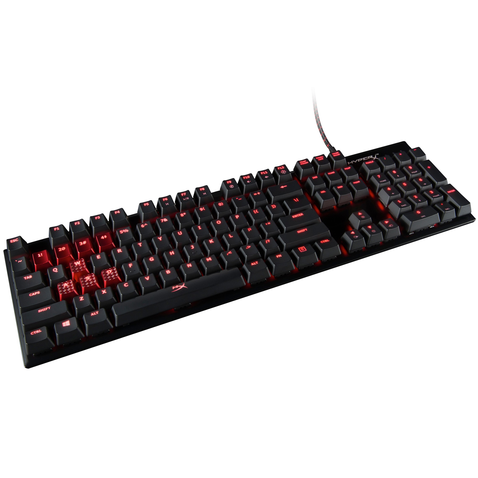 HyperX Alloy gamingtastatur MX Red (sort) - Elkjøp