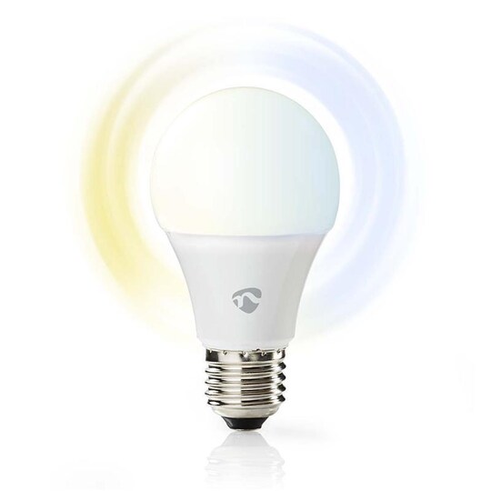 WiFi-smart LED-lyspære | Varmt hvitt og kaldt hvitt | E27 - Elkjøp