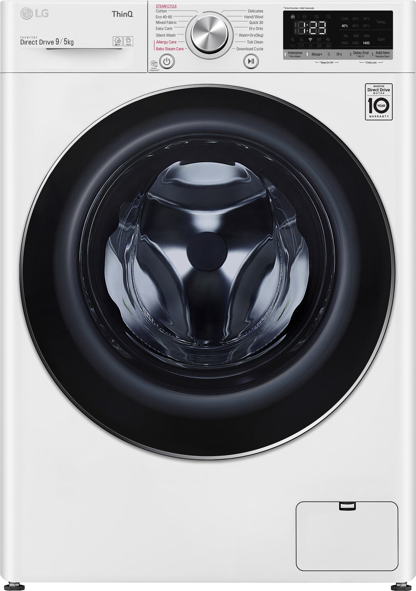 LG vaskemaskin/tørketrommel C40V5S2E - Elkjøp