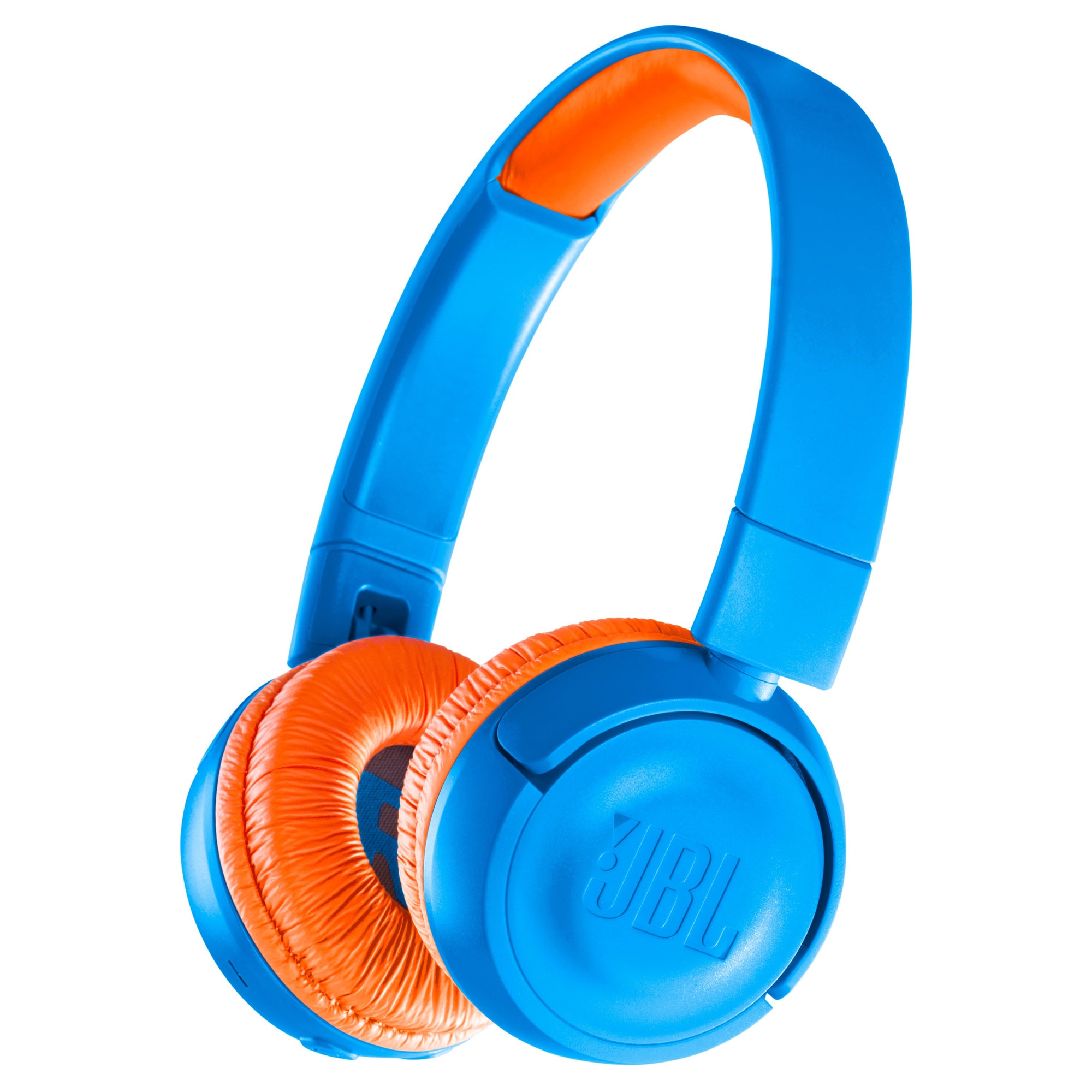 JBL Jr. 300BT trådløse on-ear hodetelefoner (blå) - Elkjøp