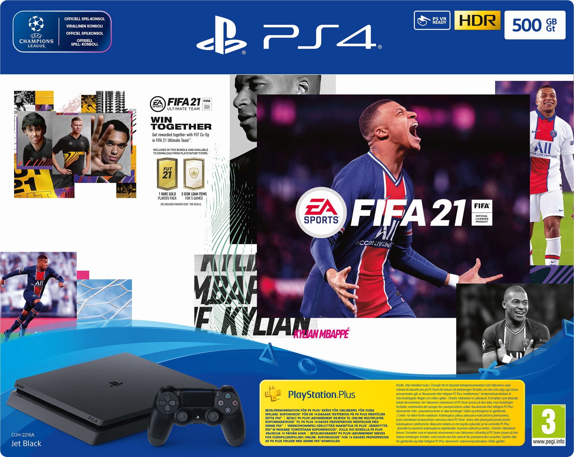 PlayStation 4 Slim 500 GB FIFA 21 bundle - Elkjøp