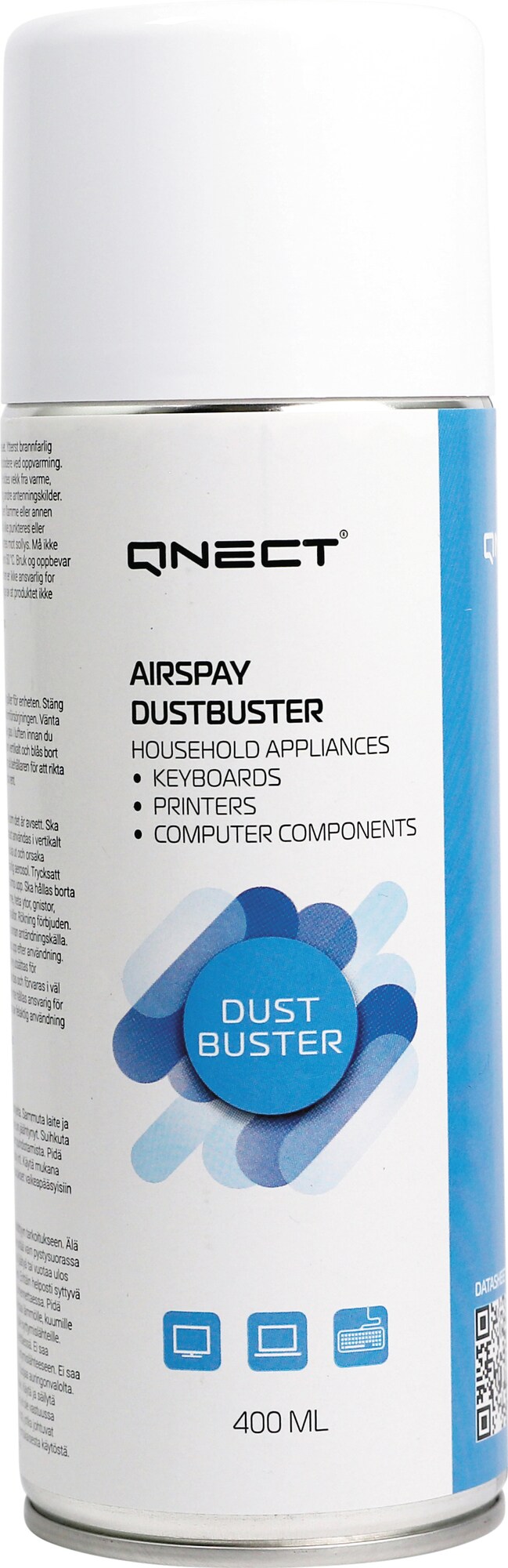 Qnect Cleaning luftspray for rengjøring (400 ml) - Elkjøp