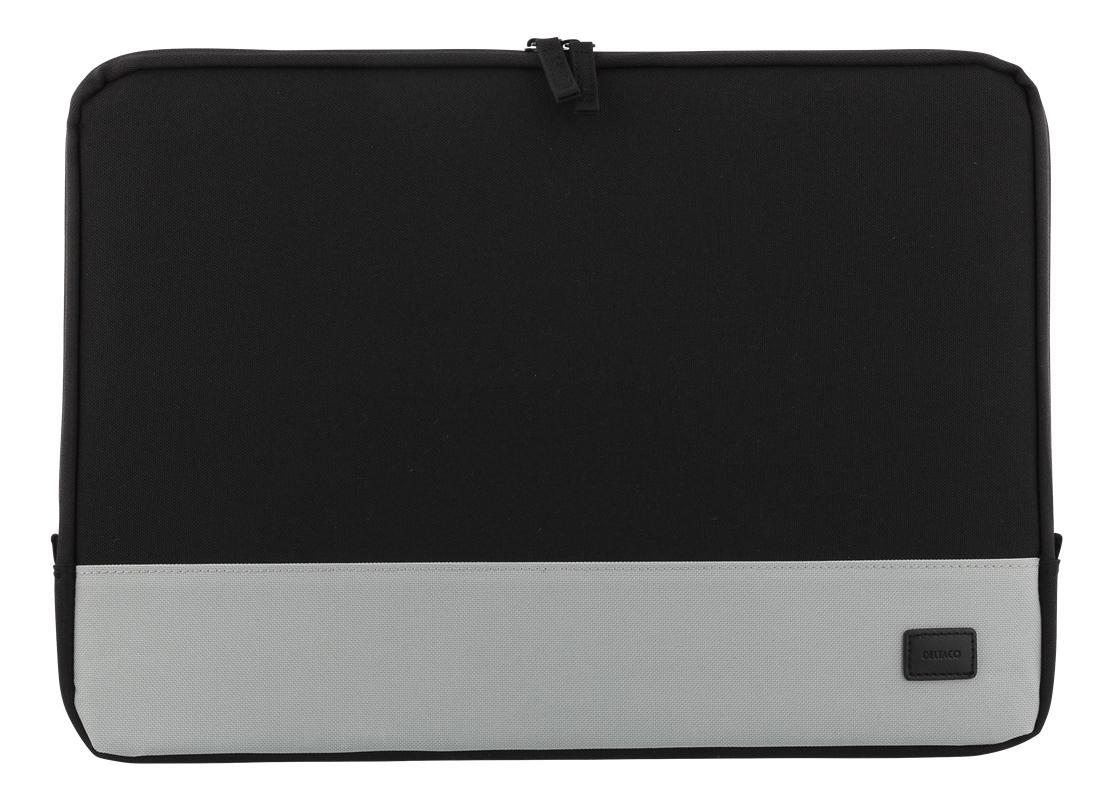DELTACO Laptop Sleeve, for laptops up to 15.6"", polyester, black - Elkjøp