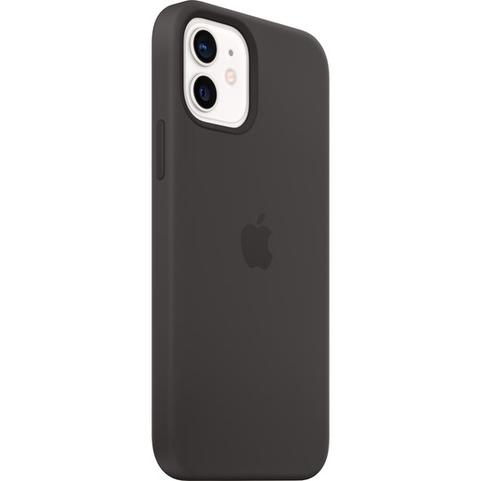iPhone 12/12 Pro silikondeksel (sort) - Elkjøp