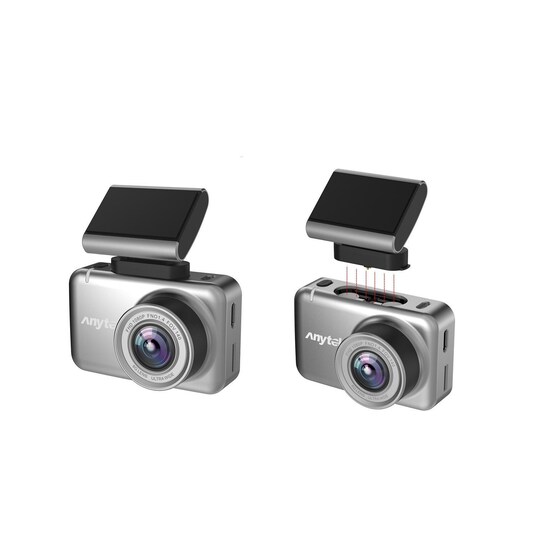Dashcam 1080 HD, bilkamera med bevegelsessensor - Grå - Elkjøp