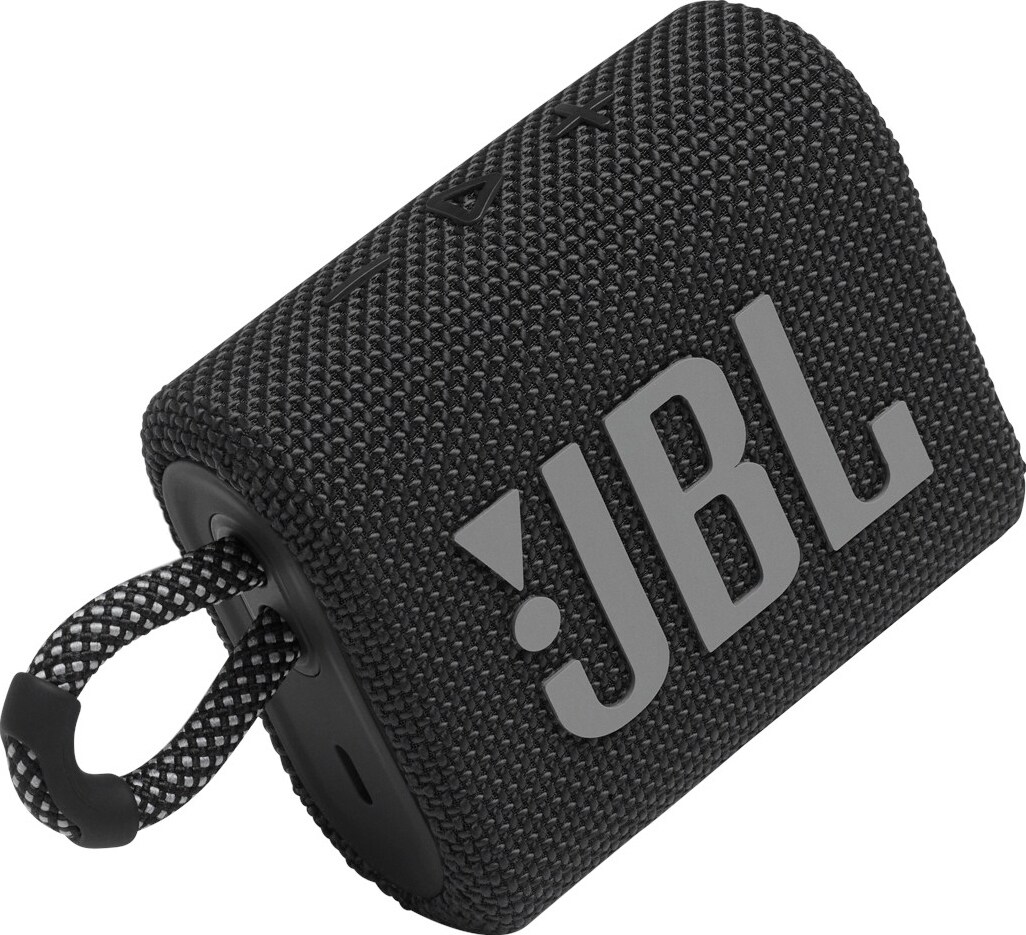 JBL GO 3 bærbar trådløs høyttaler (sort) - Høyttalere - Elkjøp