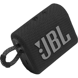 JBL GO 3 bærbar trådløs høyttaler (sort)