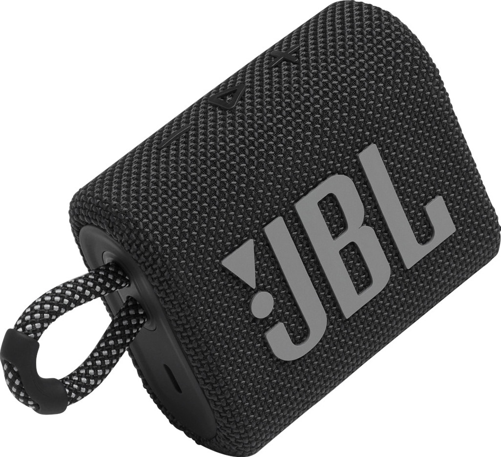 JBL GO 3 bærbar trådløs høyttaler (sort) - Elkjøp