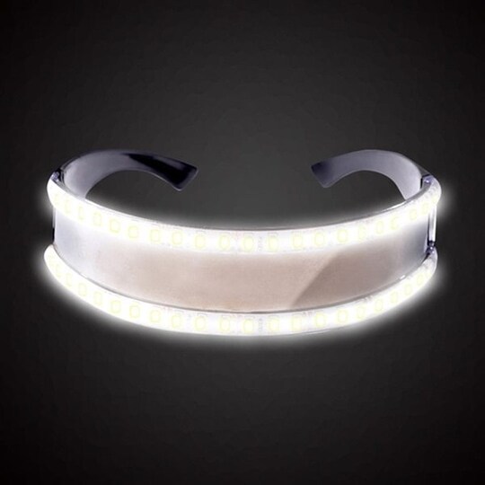 Partybriller / LED-briller - Hvitt lys - Elkjøp