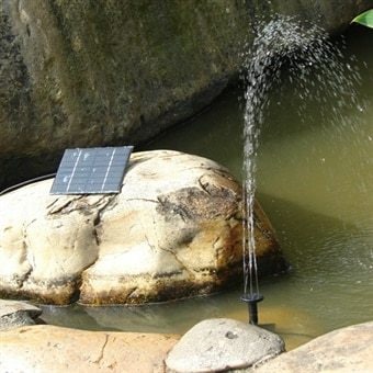 Solcelle vannpumpe for fontene - Elkjøp