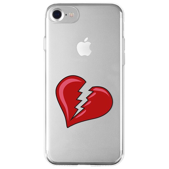 La Vie iPhone 6/6S/7 mykt deksel (heart) - Elkjøp